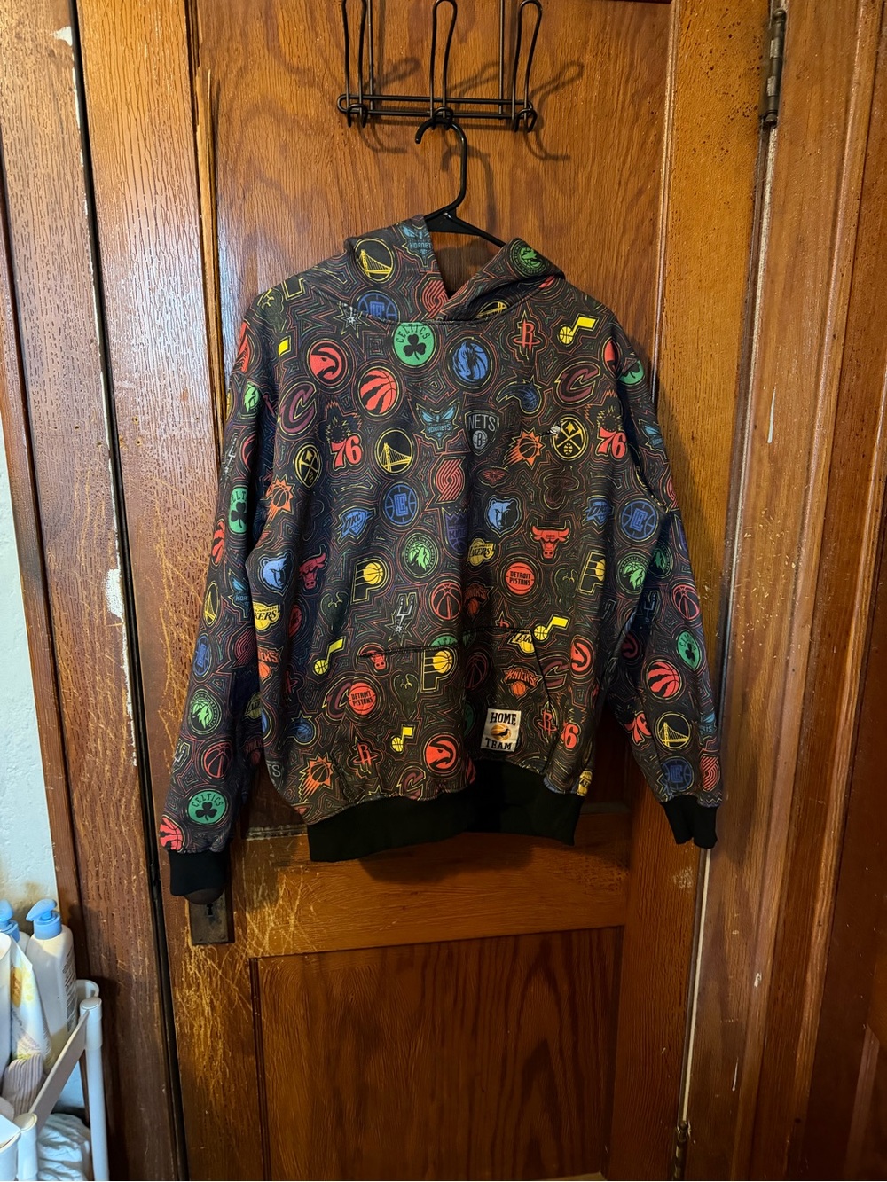 NBA Multicolor Logo Crewneck Sweatshirt - Black Base